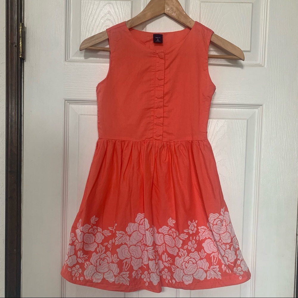 GapKids Coral Sleeveless Dress